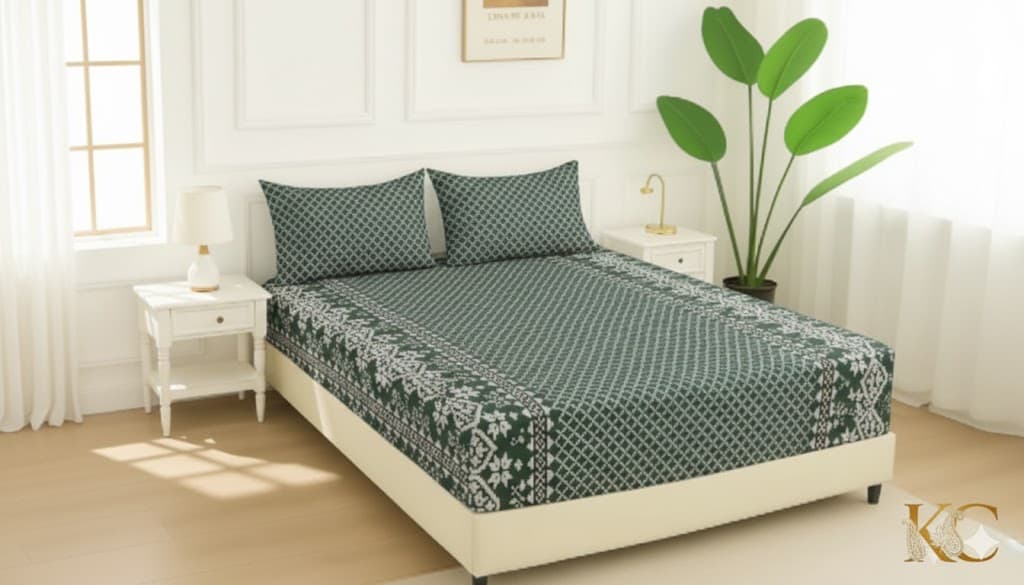 Signature Evergreen Fleece Bedding 1
