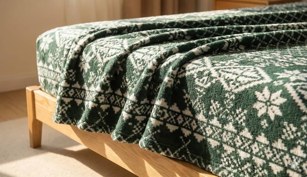 Signature Evergreen Fleece Bedding 2